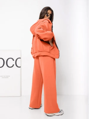 Komplet dresowy bluza i spodnie MELIA - brzoskwiniowy  magmac 