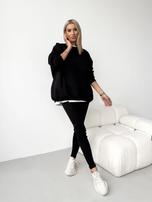 Komplet Dresowy z Legginsami Czarny Epic ClothStore
