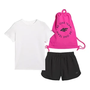 Komplet dziewczęcy sportowy TAPSF081 4F