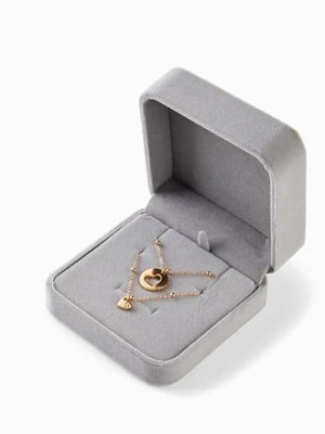 Komplet łańcuszków z cyrkoniami (komplet 2-cz.) bonprix