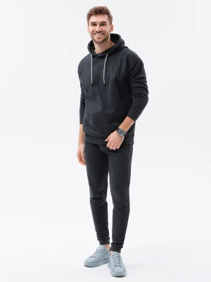Komplet męski dresowy bluza + spodnie - czarny V1 Z49
 -                                    XXL Ombre