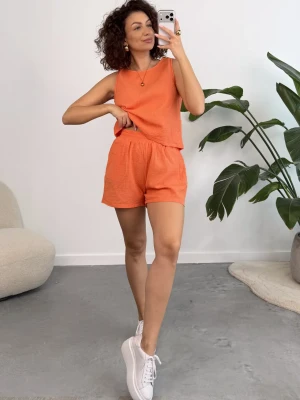 Komplet Muślinowy Pomarańczowy Capri ClothStore