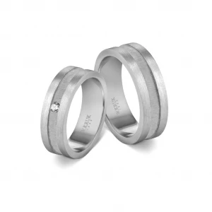 W.KRUK - Naszyjnik złoty z brylantami i szafirami