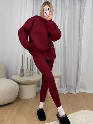 Komplet Ocieplany Bordowy Epic ClothStore