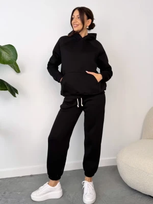 Komplet Ocieplany Czarny Snugly ClothStore