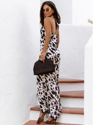 Komplet satynowy top i spódnica AURELIS - wzór 1  magmac 