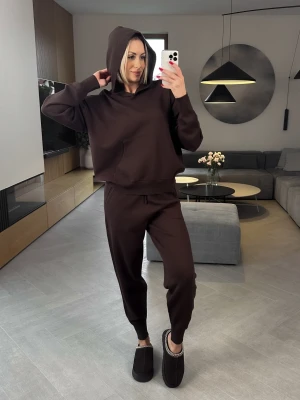 Komplet Sweterkowy Brązowy Teal ClothStore