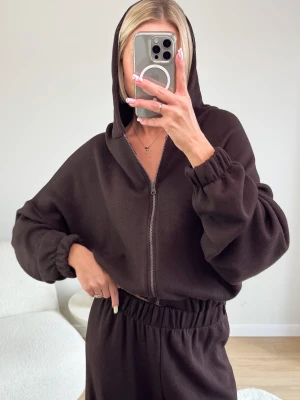 Komplet Sweterkowy Brązowy Ture ClothStore