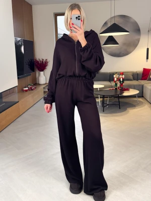 Komplet Sweterkowy Brązowy Ture ClothStore