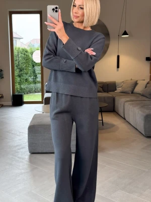 Komplet Sweterkowy Grafitowy Celeste ClothStore