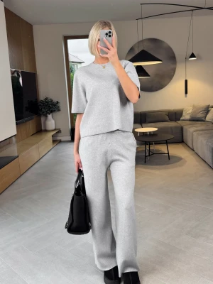 Komplet Sweterkowy Jasnoszary Cante ClothStore