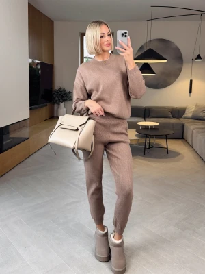 Komplet Sweterkowy Taupe Tes ClothStore