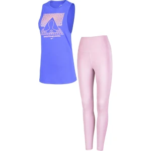 Komplet treningowy damski Yoga Dri-Fit Graphic Nike