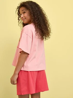 Komplet z bawełny organicznej: T-shirt i krótkie spodenki (2 części) bonprix
