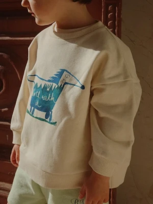 Konges Sløjd bluza bawełniana dziecięca RHW X KS ROLLER SWEAT OCS