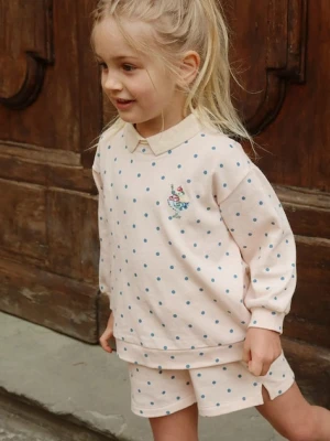 Konges Sløjd bluza bawełniana dziecięca SPOTTY LS POLO GOTS