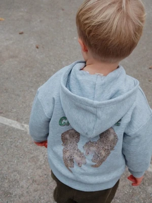 Konges Sløjd bluza dziecięca z bawełną LOU SWEAT ZIP HOOD OCS