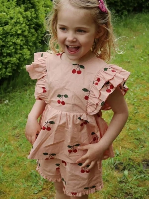 Konges Sløjd bluzka bawełniana dziecięca VERBENA TOP GOTS