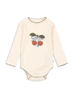 Konges Sløjd body bawełniane niemowlęce MINNIE BODY GOTS