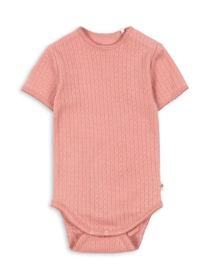 Konges Sløjd body bawełniane niemowlęce MINNIE SS BODY GOTS