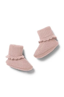 Konges Sløjd buty niemowlęce kolor różowy