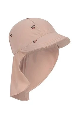 Konges Sløjd czapka z daszkiem dziecięca kolor różowy wzorzysta