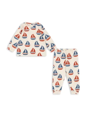 Konges Sløjd dres bawełniany dziecięcy GIO LS SET GOTS