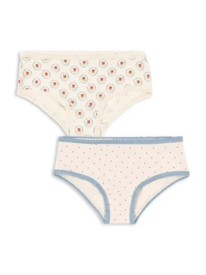 Konges Sløjd figi dziecięce BASIC GIRL UNDERPANTS GOTS 2-pack