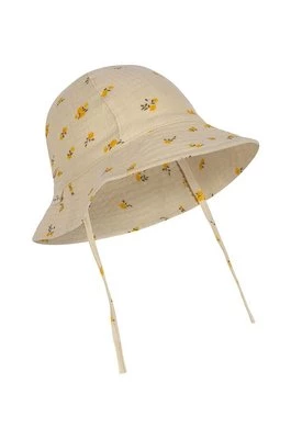 Konges Sløjd kapelusz bawełniany dziecięcy kolor beżowy bawełniany