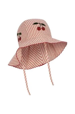 Konges Sløjd kapelusz dziecięcy kolor czerwony