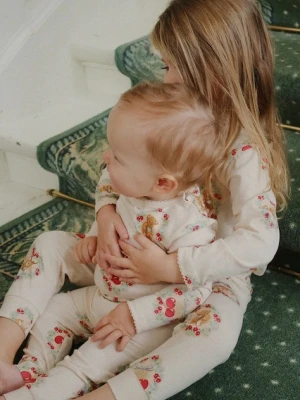 Konges Sløjd komplet niemowlęcy BASIC BODY/PANTS SET GOTS