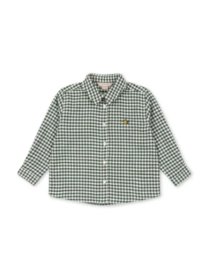 Konges Sløjd koszula bawełniana dziecięca FORET LS SHIRT GOTS