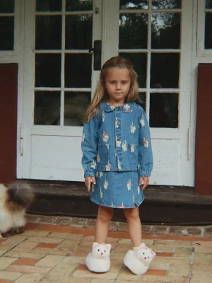 Konges Sløjd kurtka bawełniana dziecięca MAGOT COLLAR JACKET GOTS