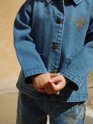 Konges Sløjd kurtka jeansowa dziecięca MAGOT JACKET GOTS