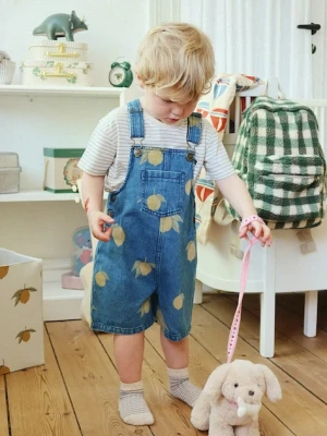 Konges Sløjd ogrodniczki jeansowe dziecięce MAGOT OVERALLS GOTS