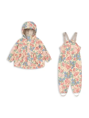 Konges Sløjd spodnie i kurtka dziecięca RAINY PALME SET GIRL