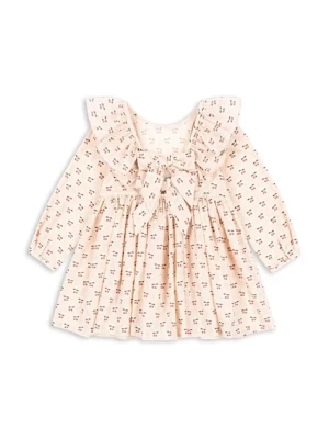 Konges Sløjd sukienka bawełniana dziecięca CIANNA LS BOW DRESS GOTS