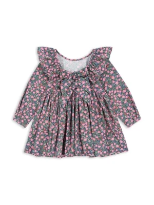 Konges Sløjd sukienka bawełniana dziecięca CIANNA LS BOW DRESS GOTS