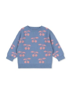 Konges Sløjd sweter bawełniany dziecięcy LAPIS KNIT SWEATER GOTS