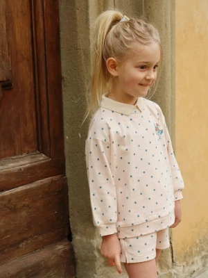 Konges Sløjd szorty bawełniane dziecięce SPOTTY SWEAT SHORTS GOTS