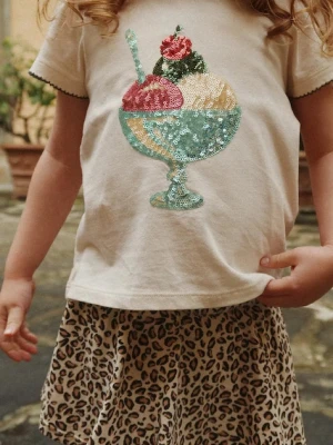 Konges Sløjd t-shirt bawełniany dziecięcy FAMO PUFF TEE GOTS