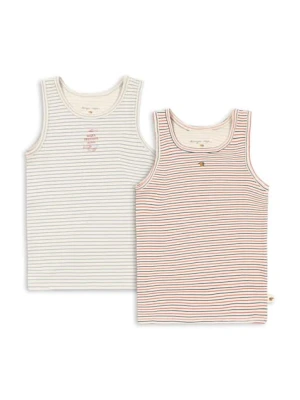 Konges Sløjd top dziecięcy BASIC 2 PACK TANK TOPS GOTS