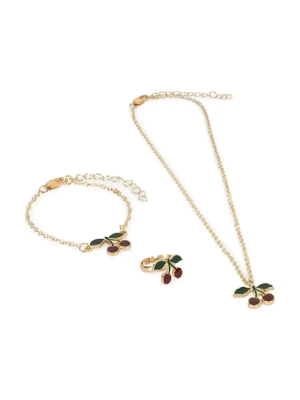 Konges Sløjd zestaw biżuterii CHERRY JEWELRY SET