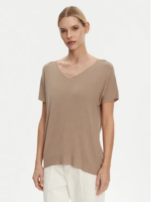 Kontatto Bluzka 3M0514C Brązowy Regular Fit