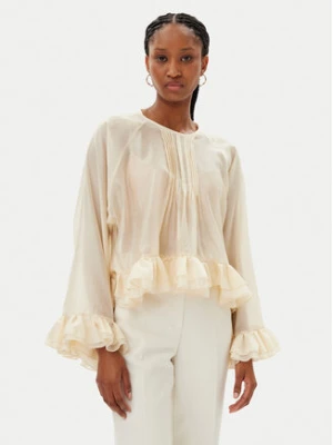 Kontatto Bluzka MV305C Beżowy Regular Fit