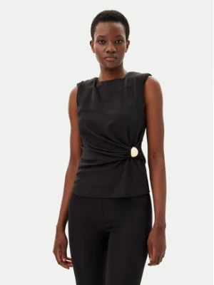 Kontatto Bluzka YM1004C Czarny Regular Fit