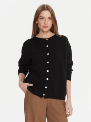 Kontatto Kardigan 3M0978C Czarny Relaxed Fit