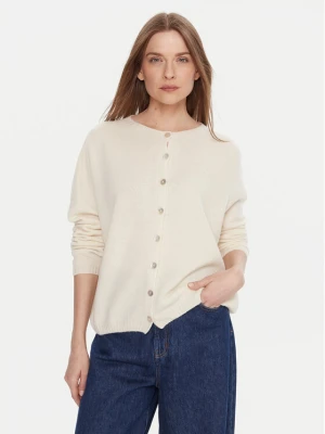 Kontatto Kardigan 3M0978C Écru Relaxed Fit Kremowy