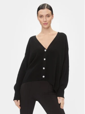 Kontatto Kardigan 3M1216 Czarny Relaxed Fit