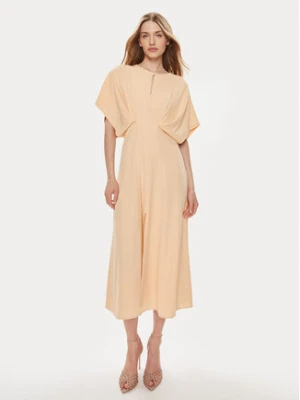 Kontatto Sukienka koktajlowa ADF203 Pomarańczowy Regular Fit